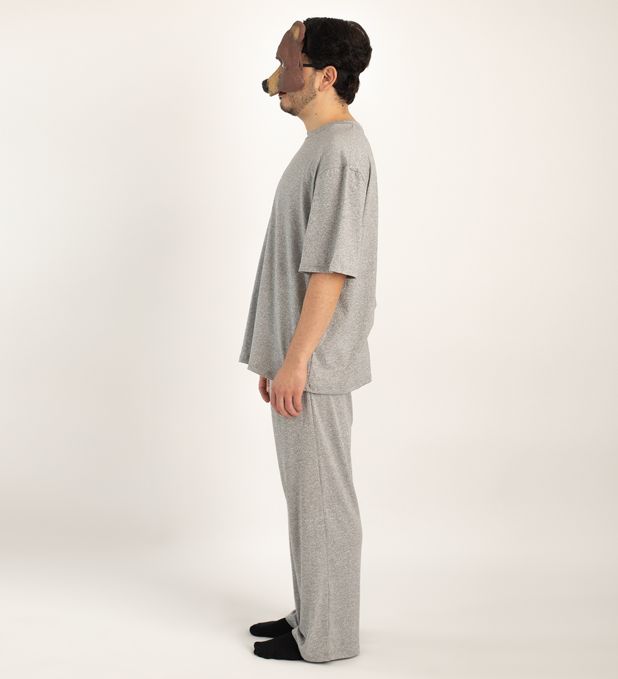 Pijama Bd-07 Gris Hombre