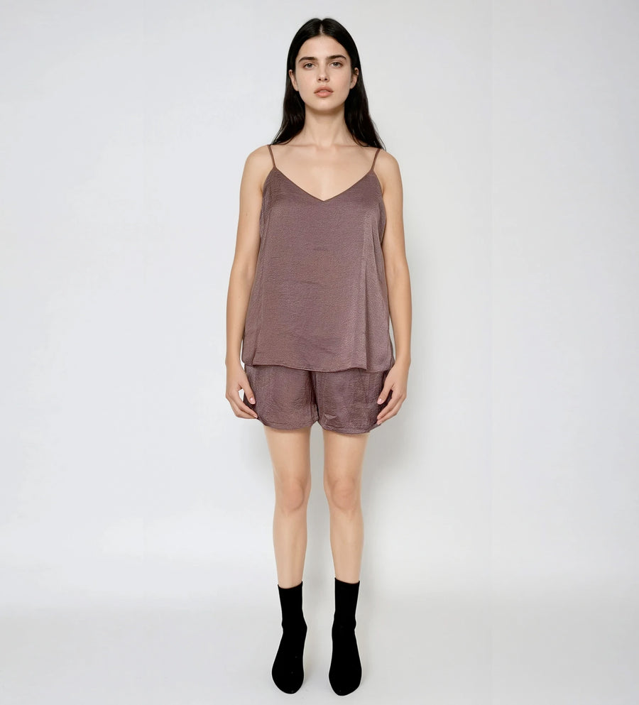 Pijama Ligera Tirantes y Short Ónix