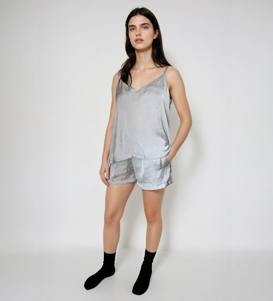 Pijama Ligera Tirantes y Short Ónix
