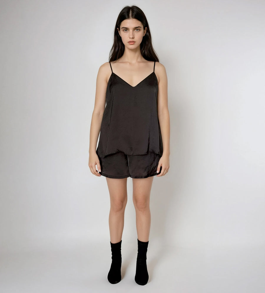 Pijama Ligera Tirantes y Short Ónix