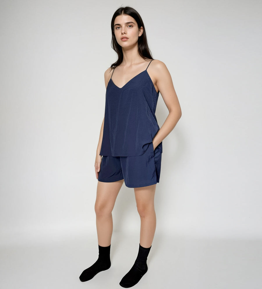 Pijama Ligera Tirantes y Short Ónix