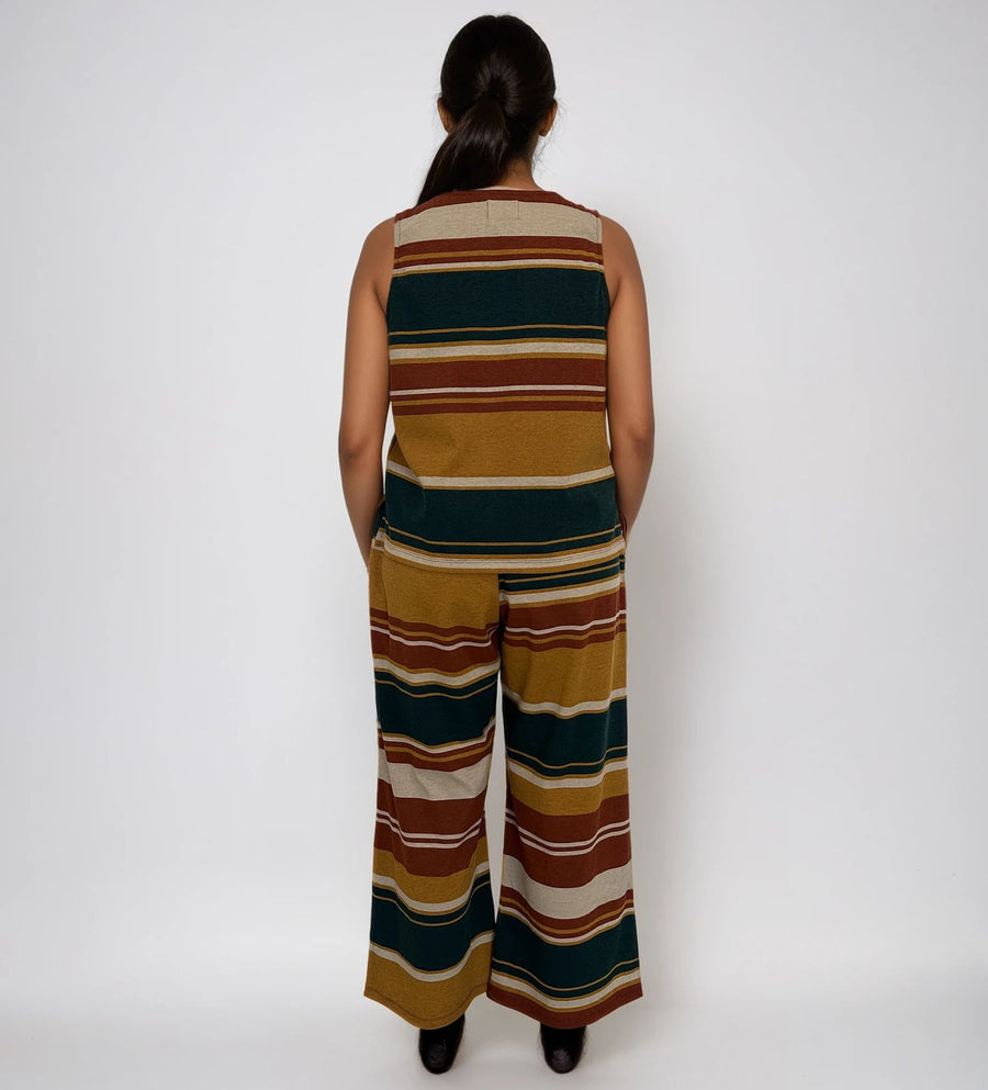 Pijama 3 en 1: Pantalón, blusa y short, Color Desierto
