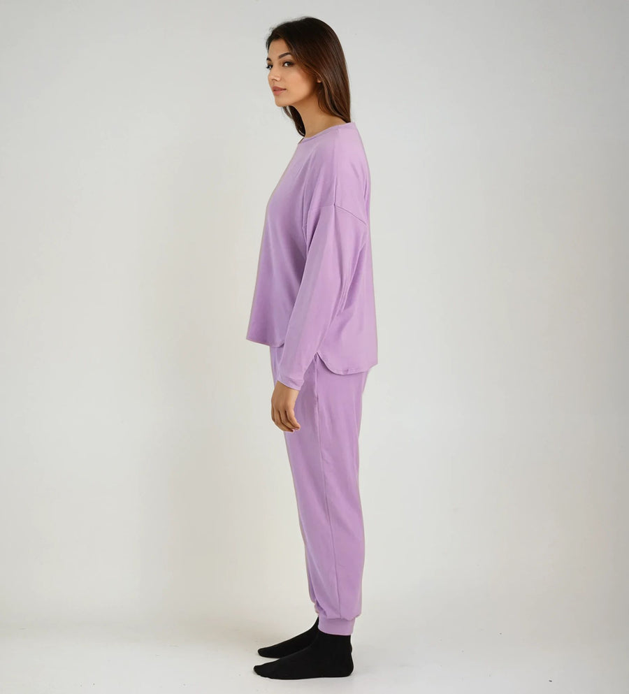 Pijama Manga Larga y Pantalón Jogger Bd-06 Blue Jeans