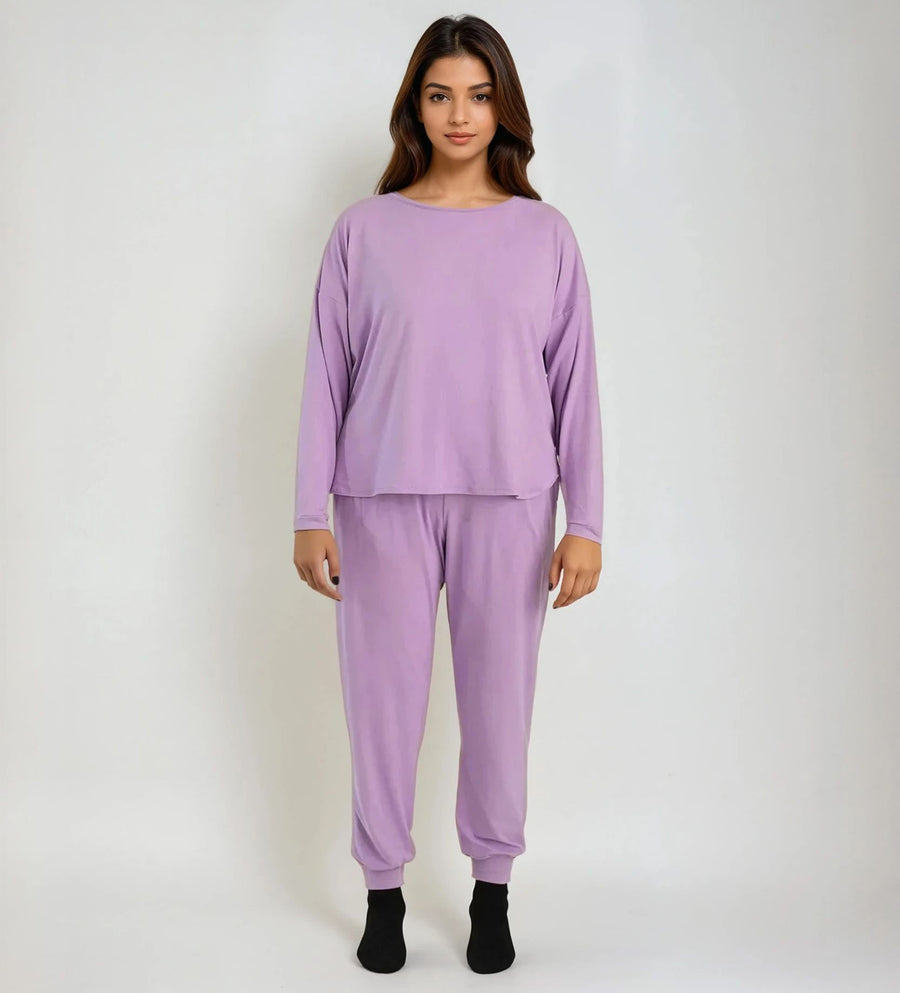 Pijama Manga Larga y Pantalón Jogger Bd-06 Blue Jeans